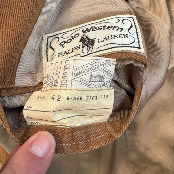 Ralph Lauren Polo Western Tan blazer - Picture 4 of 13